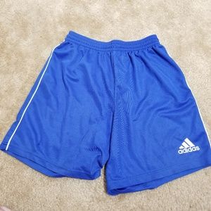 Kids Adidas ClimaCool Athletic Shorts, Blue - L